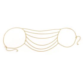 Jewelry Retro Temperament Tassel Metal Body Chain (Color: Gold)