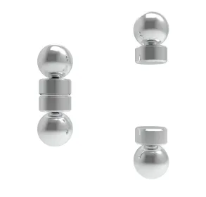 Body Jewelry Painless Nipple Magnet Piercings 2022 NipClip Fake Nipple Piercings Sexy Look Without Any Of That Nasty Stuff Non-piercing (magnet strength: high strength)